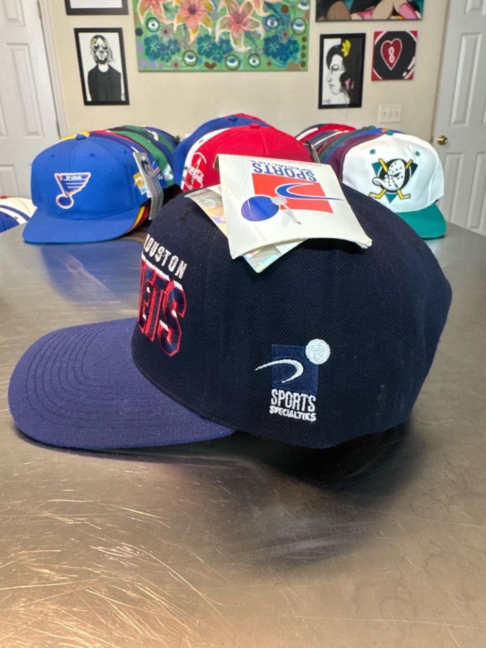 Rare Vintage Houston Rockets Cap - Picture 3 of 8